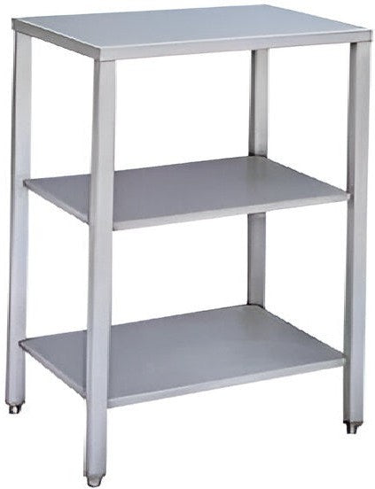 Winholt - 24" x 28", 16 Ga 304 Stainless Steel Top Scale Stand With 3 Shelves - ES-S2428H28 (Non-Cancelable Item, ETA 2-4 Weeks, SPECIAL ORDER)
