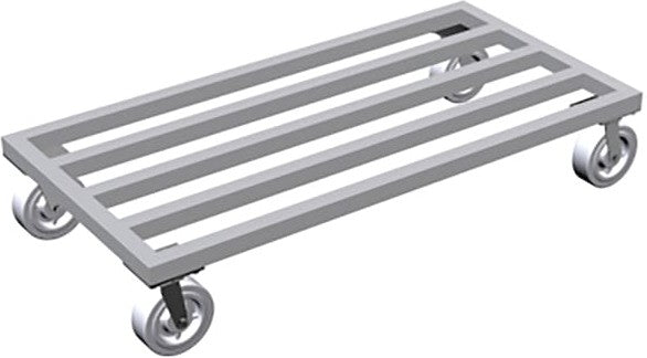 Winholt - 24" x 42" Aluminum Mobile Dunnage Rack - MDR-2442 (Non-Cancelable Item, ETA 2-4 Weeks, SPECIAL ORDER)