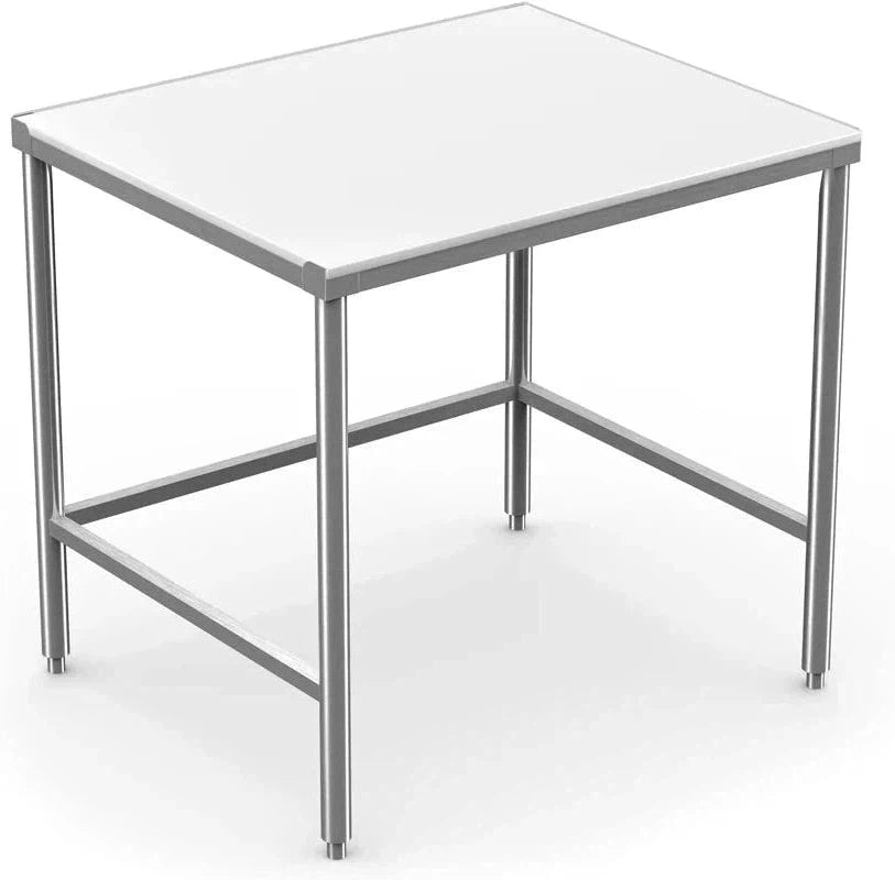 Winholt - 24" x 72" Stainless Steel Enclosed Base Work Table - STCT-B1.5D2472 (Non-Cancelable Item, ETA 2-4 Weeks, SPECIAL ORDER)