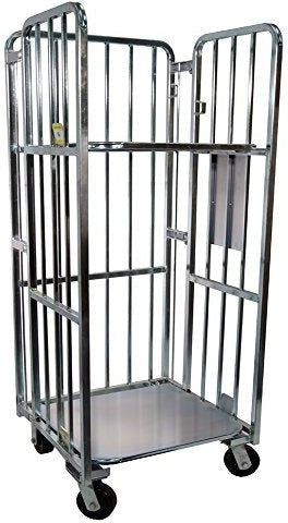 Winholt - 25" x 26" Folding Egg Distribution Zinc Plated Cart - DC-2526-EG (Non-Cancelable Item, ETA 2-4 Weeks, SPECIAL ORDER)