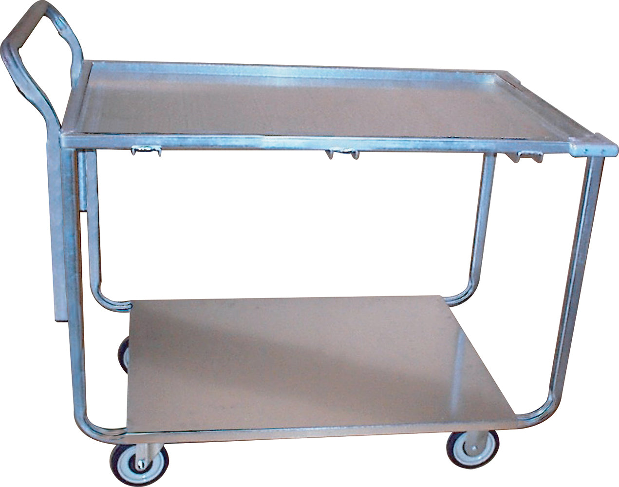 Winholt - 25″ x 43″ Galvanized Steel Wet Produced Cart - WPT-2340 (Non-Cancelable Item, ETA 2-4 Weeks, SPECIAL ORDER)