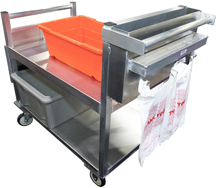 Winholt - 26" Curbside Pickup & Delivery Cart - ALMCS-36-224-RCUH-HF (Non-Cancelable Item, ETA 2-4 Weeks, SPECIAL ORDER)