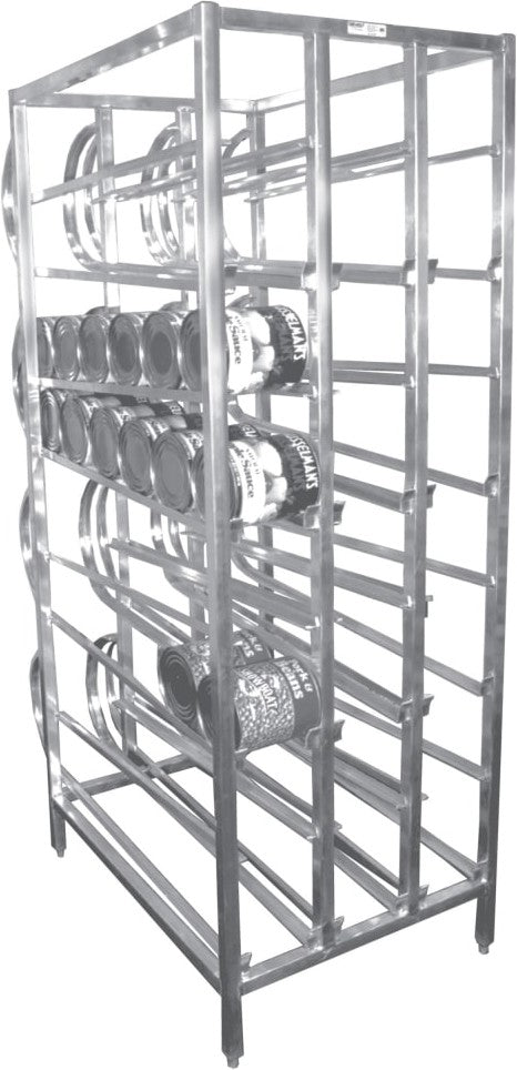 Winholt - 27" Stationary Design FIFO Self Feeding Gravity Fed Shelves Can Storage Rack -CR-156F (Non-Cancelable Item, ETA 2-4 Weeks, SPECIAL ORDER)
