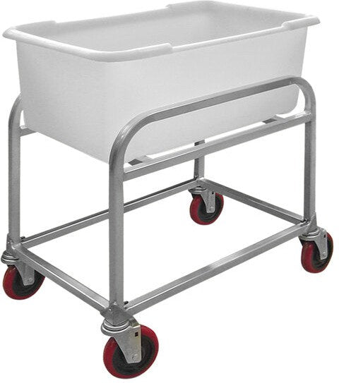 Winholt - 3 Bushel White Tub Aluminum Bulk Mover - BLC-1 (Non-Cancelable Item, ETA 2-4 Weeks, SPECIAL ORDER)