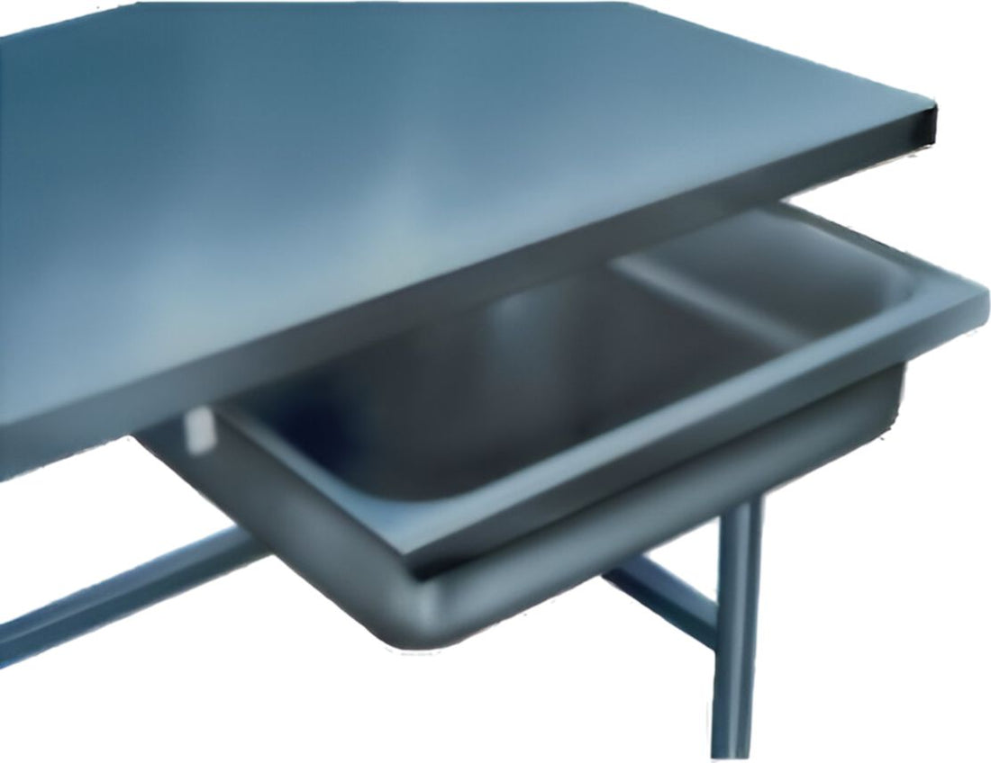 Winholt - 30" Stainless Steel Drawer for Poly Top Work Table - SD-1-30 (Non-Cancelable Item, ETA 2-4 Weeks, SPECIAL ORDER)