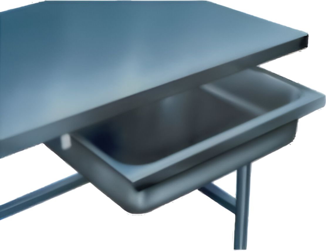 Winholt - 30" Stainless Steel Drawer for Poly Top Work Table - SD-1-30 (Non-Cancelable Item, ETA 2-4 Weeks, SPECIAL ORDER)