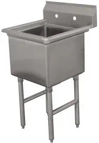 Winholt - 30" x 30" Stainless Steel One Compartment Sink Without Drainboard - WS1T3030 (Non-Cancelable Item, ETA 2-4 Weeks, SPECIAL ORDER)