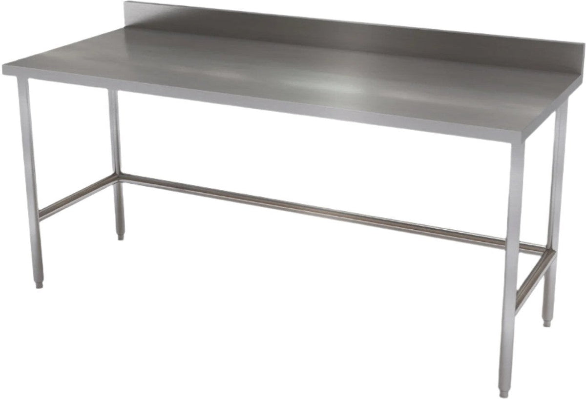 Winholt - 30" x 48" Work Table With Stainless Steel Top with 6" Backsplash - DTBB-3048 (Non-Cancelable Item, ETA 2-4 Weeks, SPECIAL ORDER)