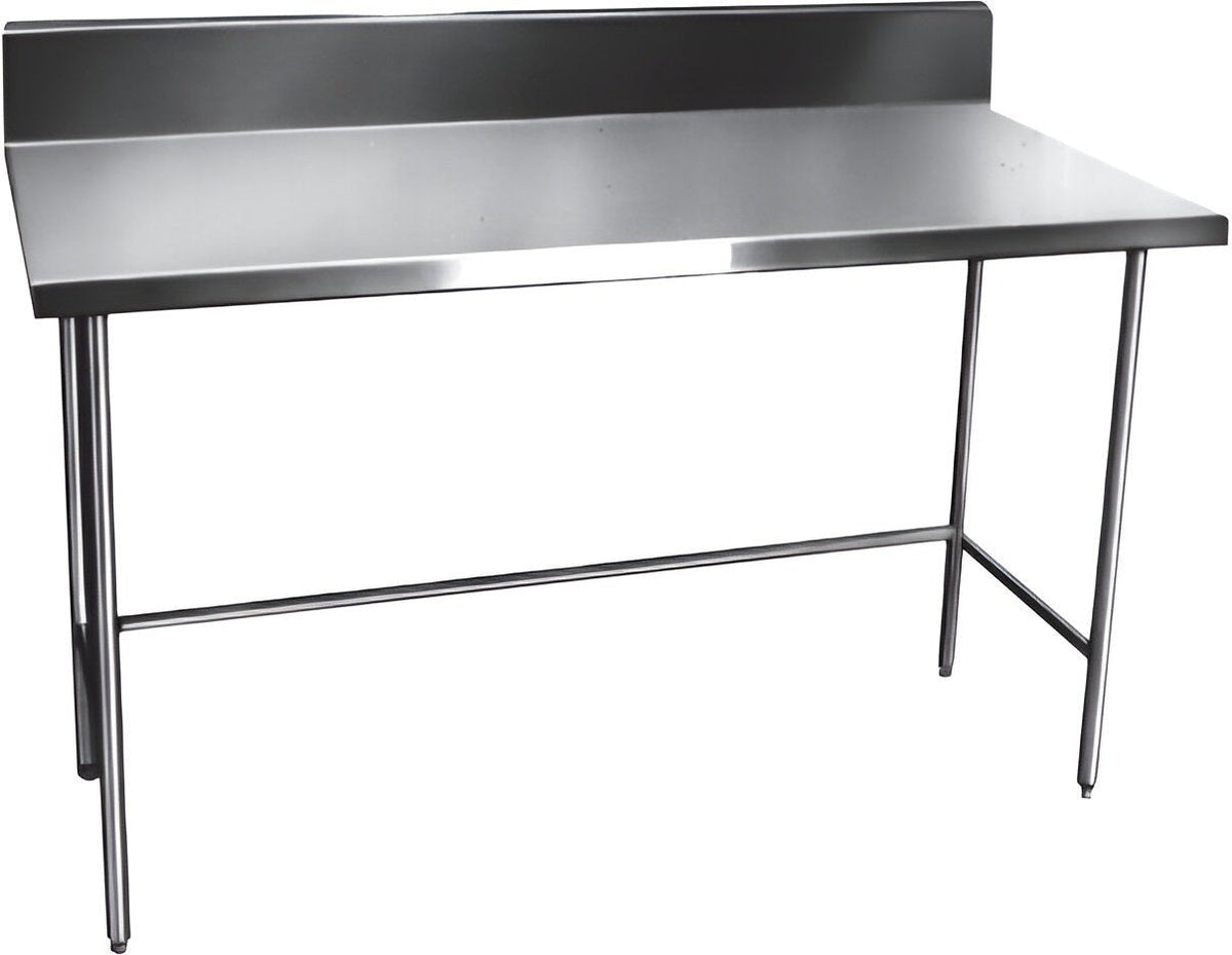 Winholt - 30" x 60" Standard Series Stainless Steel Work Tables with Backsplash - DTB-3060 (Non-Cancelable Item, ETA 2-4 Weeks, SPECIAL ORDER)