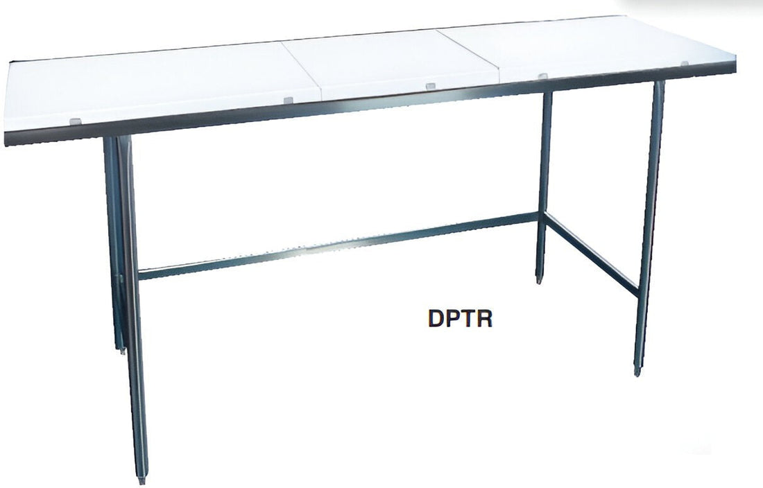 Winholt - 30" x 72" Poly Top Work Table with Open Base - DPTR-3072H36 (Non-Cancelable Item, ETA 2-4 Weeks, SPECIAL ORDER)