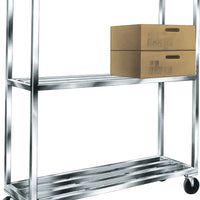 Winholt - 36" 2 Shelves Aluminum Tubular Shelving With Adjustable Feet - ALSCS-36-320-AJ (Non-Cancelable Item, ETA 2-4 Weeks, SPECIAL ORDER)