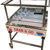 Winholt - 36" Insulated Display Table With Adjustable Height and Canopy - SSMIT-3636MLC-CAN-ADJ (Non-Cancelable Item, ETA 2-4 Weeks, SPECIAL ORDER)