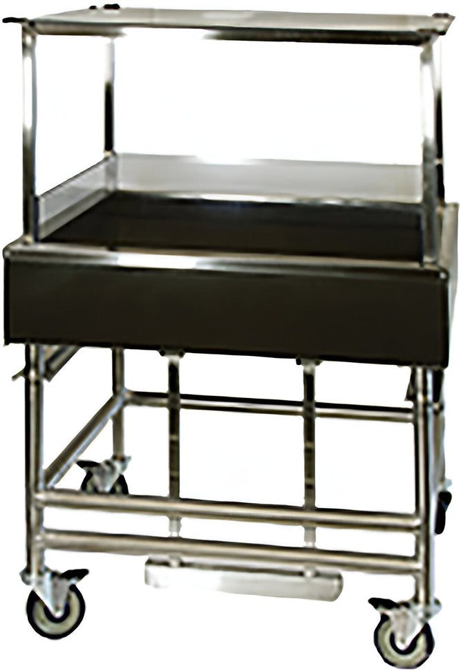 Winholt - 36" Insulated Display Table With Adjustable Height and Canopy - SSMIT-3636MLC-CAN-ADJ (Non-Cancelable Item, ETA 2-4 Weeks, SPECIAL ORDER)