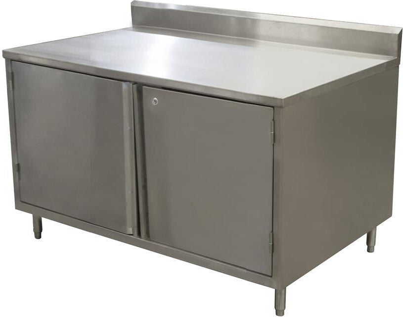 Winholt - 36" Stainless Steel Cabinet Base Hinged Door With Worktable - STCT-HD3636MS (Non-Cancelable Item, ETA 2-4 Weeks, SPECIAL ORDER)