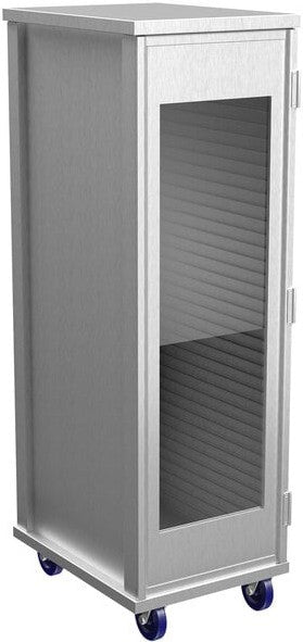 Winholt - 40 Pans Mobile Enclosed Aluminum Bun Pan Rack Cabinet - EC1810-LSLD (Non-Cancelable Item, ETA 2-4 Weeks, SPECIAL ORDER)