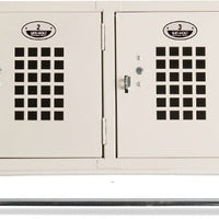 Winholt - 45" x 18" Four Door Horizontal Wall Mount Locker - WL-4 (Non-Cancelable Item, ETA 2-4 Weeks, SPECIAL ORDER)