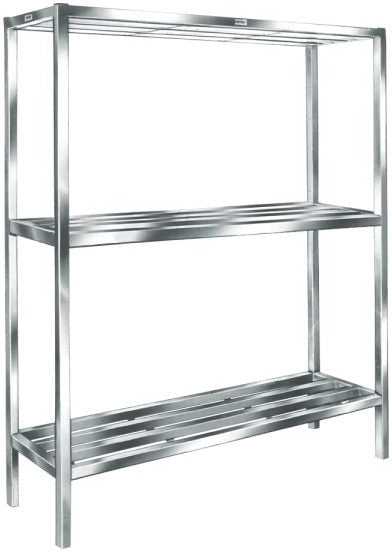 Winholt - 48", 2 Shelves Aluminum Tubular Shelving - ALSCS-48-220 (Non-Cancelable Item, ETA 2-4 Weeks, SPECIAL ORDER)
