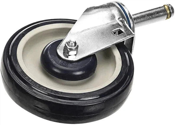 Winholt - 5" Wheel Swivel Stem Caster With Grip Ring - 757GRW (Non-Cancelable Item, ETA 2-4 Weeks, SPECIAL ORDER)