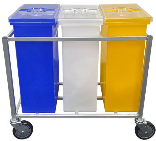 Winholt - 50 Lbs Flour / 75 Lbs Sugar Capacity Blue Polyethylene Ingredient Bin - 148BIN-BL (Non-Cancelable Item, ETA 2-4 Weeks, SPECIAL ORDER)