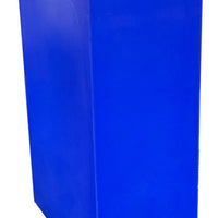 Winholt - 50 Lbs Flour / 75 Lbs Sugar Capacity Blue Polyethylene Ingredient Bin - 148BIN-BL (Non-Cancelable Item, ETA 2-4 Weeks, SPECIAL ORDER)