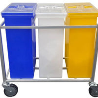 Winholt - 50 Lbs Flour / 75 Lbs Sugar Capacity White Polyethylene Ingredient Bin - 148BIN-WH (Non-Cancelable Item, ETA 2-4 Weeks, SPECIAL ORDER)