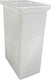Winholt - 50 Lbs Flour / 75 Lbs Sugar Capacity White Polyethylene Ingredient Bin - 148BIN-WH (Non-Cancelable Item, ETA 2-4 Weeks, SPECIAL ORDER)