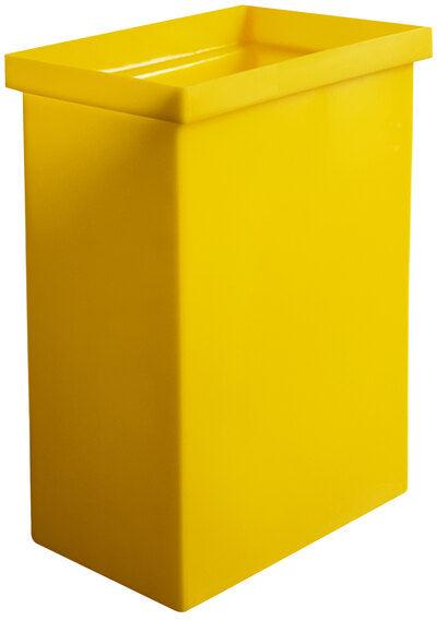 Winholt - 50 Lbs Flour / 75 Lbs Sugar Capacity Yellow Polyethylene Ingredient Bin - 148BIN-YW (Non-Cancelable Item, ETA 2-4 Weeks, SPECIAL ORDER)