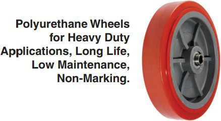 Winholt - 51" x 16", 2000 Lbs Capacity U-Boat Utility Cart - 300-48D-PU (Non-Cancelable Item, ETA 2-4 Weeks, SPECIAL ORDER)