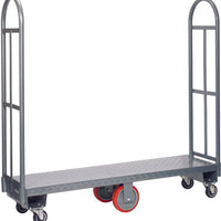 Winholt - 51" x 16", 2000 Lbs Capacity U-Boat Utility Cart - 300-48D-PU (Non-Cancelable Item, ETA 2-4 Weeks, SPECIAL ORDER)