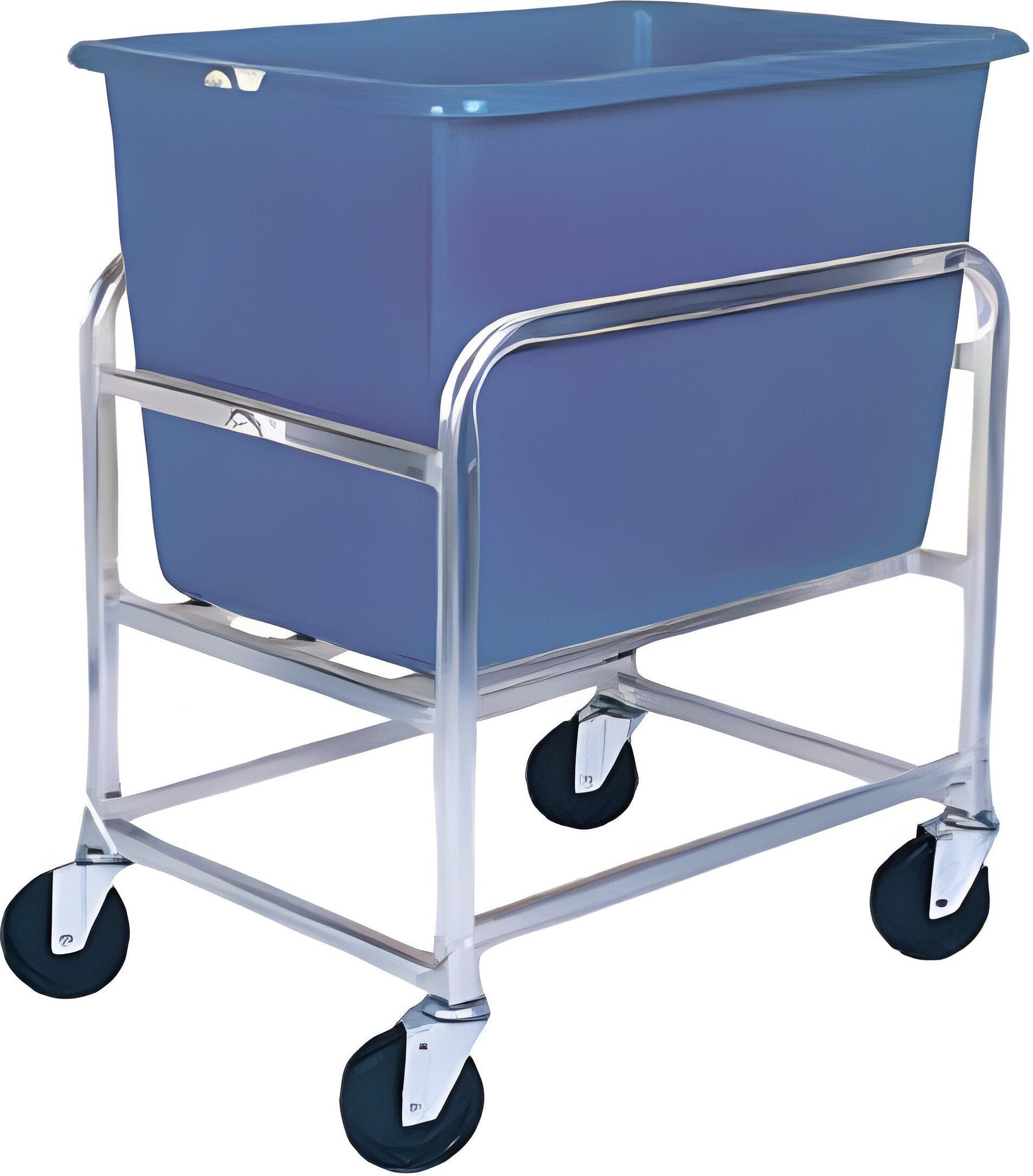 Winholt - 6 Bushel Blue Tub Stainless Steel Bulk Mover - 30-6-SS-BL (Non-Cancelable Item, ETA 2-4 Weeks, SPECIAL ORDER)