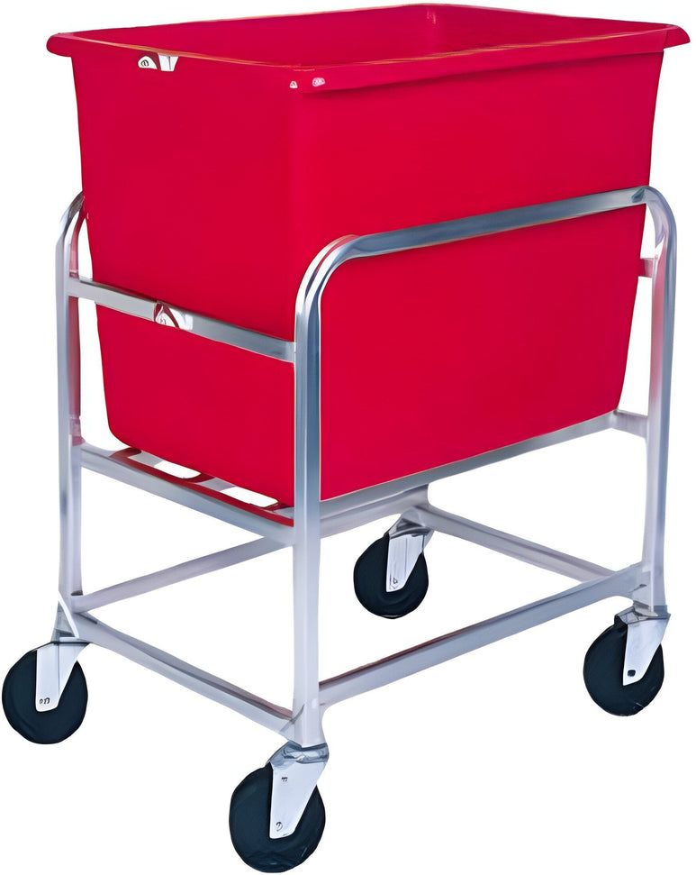 Winholt - 6 Bushel Red Tub Aluminum Bulk Mover - 30-6-A-RD (Non-Cancelable Item, ETA 2-4 Weeks, SPECIAL ORDER)