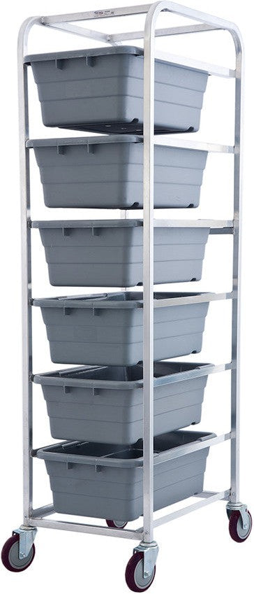 Winholt - 6 Lug Capacity Aluminum Mobile Lug Cart Includes 6 Blue Lugs- AL-L-6-KTBL (Non-Cancelable Item, ETA 2-4 Weeks, SPECIAL ORDER)