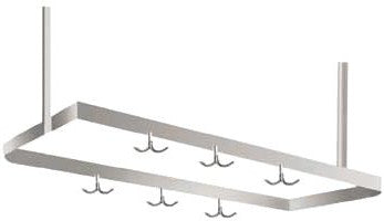 Winholt - 60" Stainless Steel Ceiling Hung Pot Rack -SSCMPR-6016 (Non-Cancelable Item, ETA 2-4 Weeks, SPECIAL ORDER)