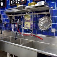 Winholt - 60" T-Bar Aluminum Wall Mounted Shelves - ALWMST-2060 (Non-Cancelable Item, ETA 2-4 Weeks, SPECIAL ORDER)