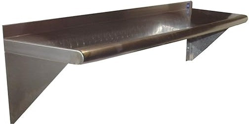 Winholt - 60" x 24" Stainless Steel Solid Wall-Mounte Shelf - SSWMS245-KD (Non-Cancelable Item, ETA 2-4 Weeks, SPECIAL ORDER)