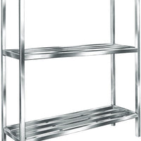 Winholt - 63" Aluminum Heavy Duty Tubular Shelf - SMC-63-LC (Non-Cancelable Item, ETA 2-4 Weeks, SPECIAL ORDER)