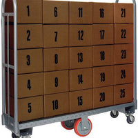 Winholt - 63" x 16", 2000 Lbs Capacity U-Boat Utility Cart - 300-60D-PU (Non-Cancelable Item, ETA 2-4 Weeks, SPECIAL ORDER)