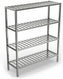 Winholt - 72 Height Mobile, 3 Shelves, Locking Casters Aluminum Tubular Shelving - ALMCS-60-324-72-LC (Non-Cancelable Item, ETA 2-4 Weeks, SPECIAL ORDER)