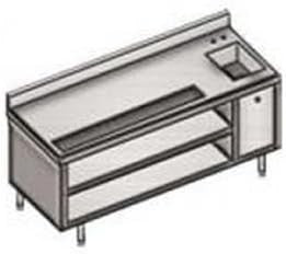 Winholt - 72" Stainless Steel Beverage Counter - STCT-3072 (Non-Cancelable Item, ETA 2-4 Weeks, SPECIAL ORDER)