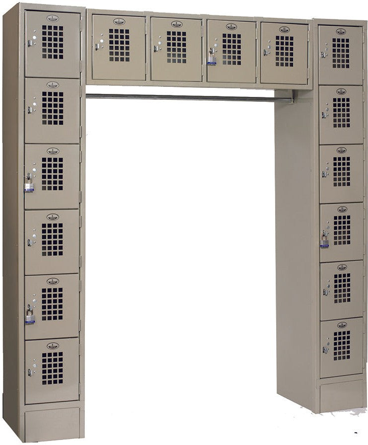 Winholt - 72" x 18" 16 Person Garment Locker - WL-16-CB (Non-Cancelable Item, ETA 2-4 Weeks, SPECIAL ORDER)