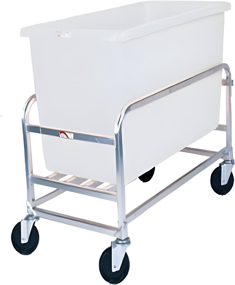 Winholt - 8 Bushel White Tub Aluminum Bulk Mover - 30-8-AL-WH (Non-Cancelable Item, ETA 2-4 Weeks, SPECIAL ORDER)