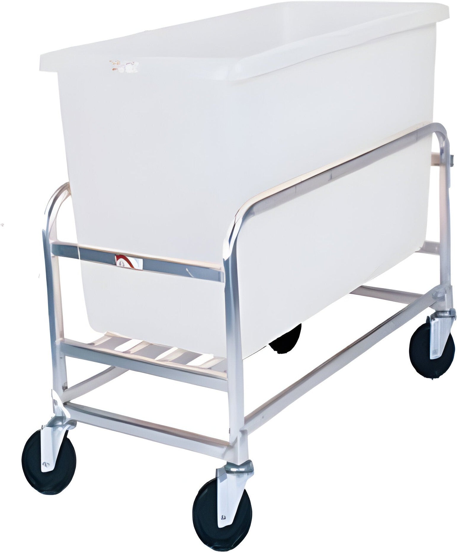 Winholt - 8 Bushel White Tub Aluminum Bulk Mover - 30-8-AL-WH (Non-Cancelable Item, ETA 2-4 Weeks, SPECIAL ORDER)