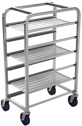 Winholt - Eight 12" Trays End Load Aluminum Platter Cart - AL-1208 (Non-Cancelable Item, ETA 2-4 Weeks, SPECIAL ORDER)