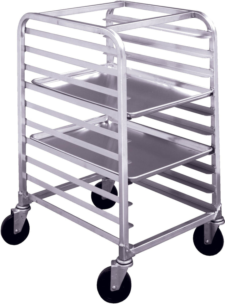 Winholt - Holds 10-18″ Trays, End Loading Locking Casters Half Height Pan Racks - AL-1810-HLC (Non-Cancelable Item, ETA 2-4 Weeks, SPECIAL ORDER)