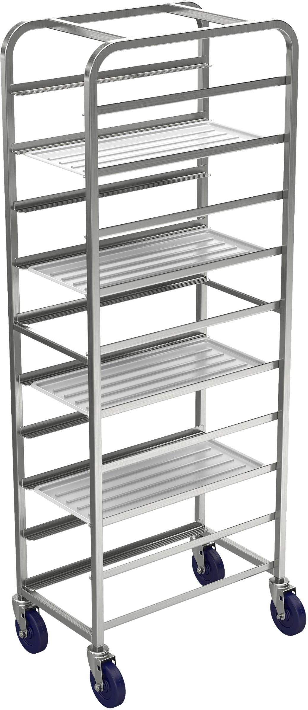 Winholt - Holds 12- 10″ Aluminum Platter Cart - AL-1012 (Non-Cancelable Item, ETA 2-4 Weeks, SPECIAL ORDER)