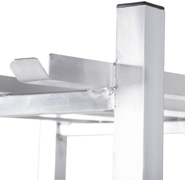 Winholt - Holds 162 #10 Cans Full Size Aluminum Can Rack Stationary with Adjustable Feet - CR-162AJ (Non-Cancelable Item, ETA 2-4 Weeks, SPECIAL ORDER)