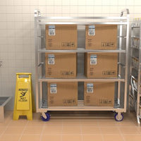 Winholt - Holds 162 #10 Cans Full Size Aluminum Can Rack Stationary with Adjustable Feet - CR-162AJ (Non-Cancelable Item, ETA 2-4 Weeks, SPECIAL ORDER)