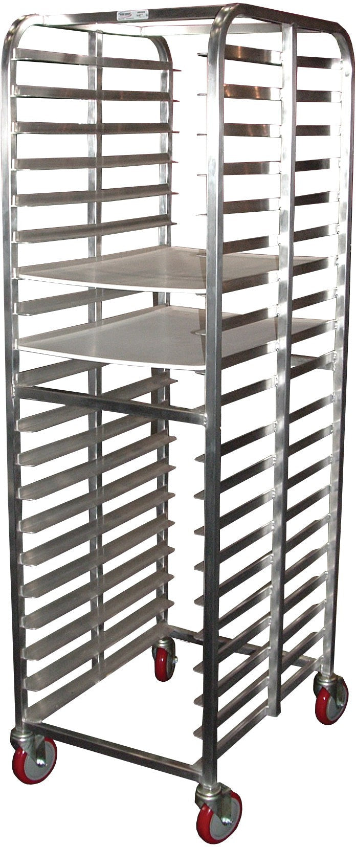 Winholt - Holds 20-18″ Trays Heavy Duty, End loading HD Reinforced Sides Pan Rack With 2 Locking Casters - AL-1820B-XB-2LC (Non-Cancelable Item, ETA 2-4 Weeks, SPECIAL ORDER)