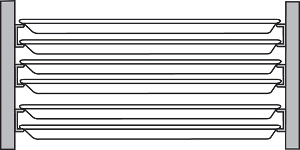 Winholt - Holds 40-18″ Trays Medium Duty, End loading Channel Pan Rack - ALC-1840 (Non-Cancelable Item, ETA 2-4 Weeks, SPECIAL ORDER)
