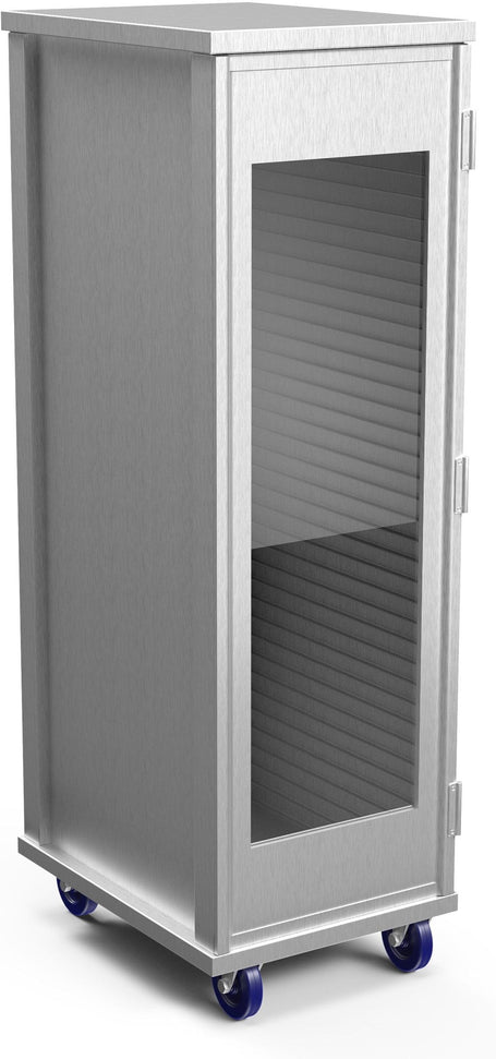 Winholt - Holds 40, 18″ x 26″ Pans Aluminum Enclosed Cabinet With Acrylic Door - EC1840-C-LD (Non-Cancelable Item, ETA 2-4 Weeks, SPECIAL ORDER)